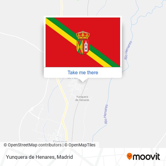 Yunquera de Henares map