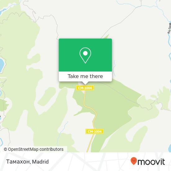 mapa Тамахон