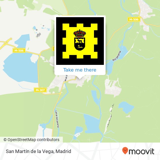 mapa San Martín de la Vega