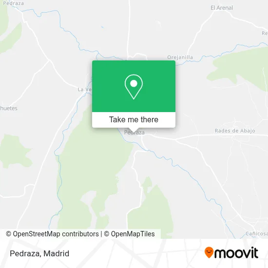 Pedraza map