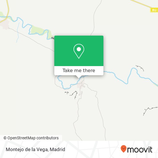Montejo de la Vega map