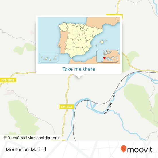 Montarrón map