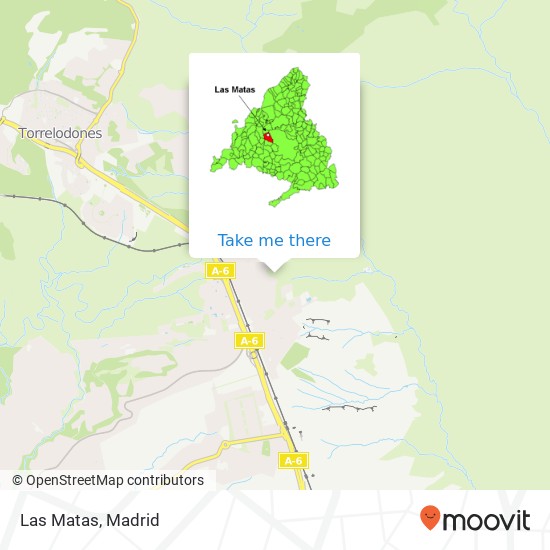 mapa Las Matas