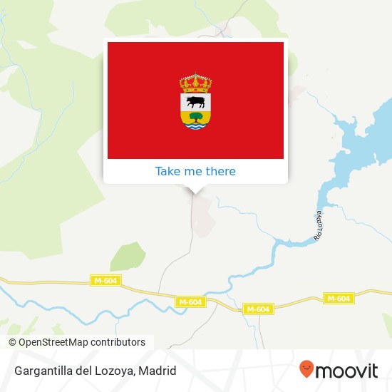 Gargantilla del Lozoya map