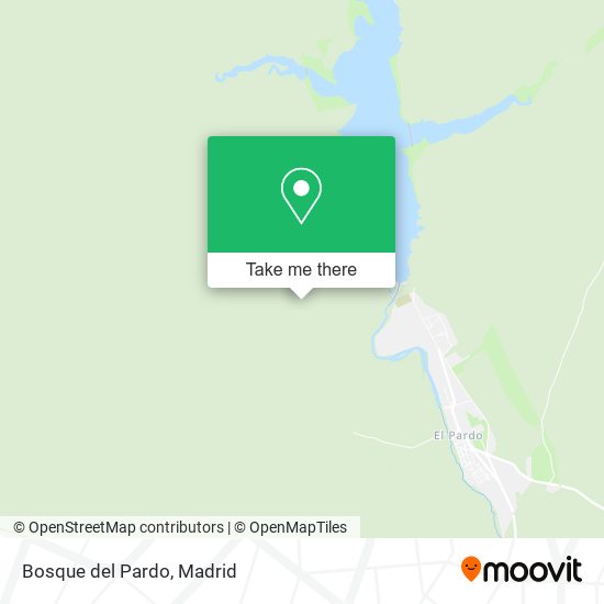 Bosque del Pardo map