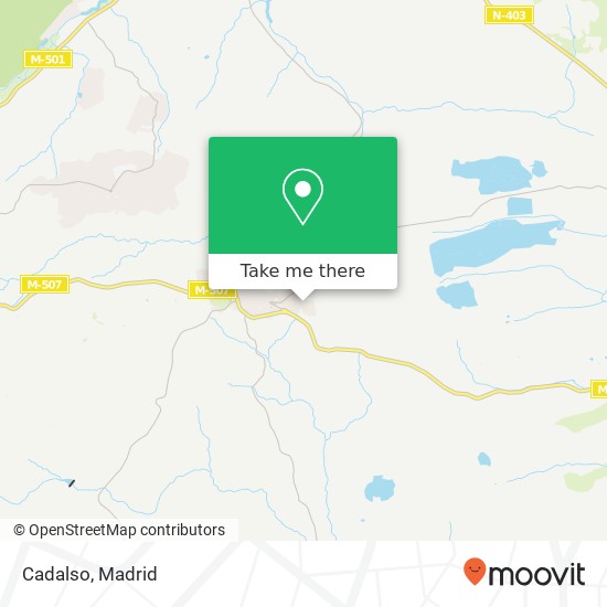 Cadalso map