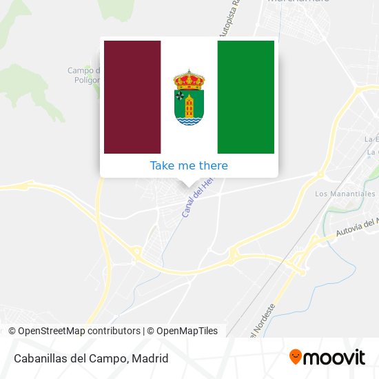 Cabanillas del Campo map