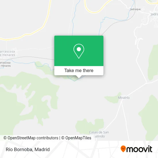 Río Bornoba map