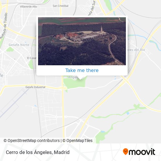 Cerro de los Ángeles map