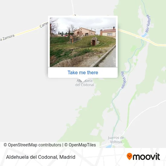 Aldehuela del Codonal map