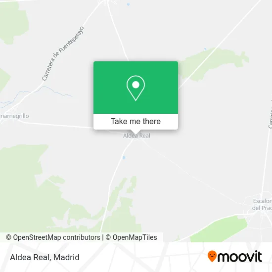 Aldea Real map