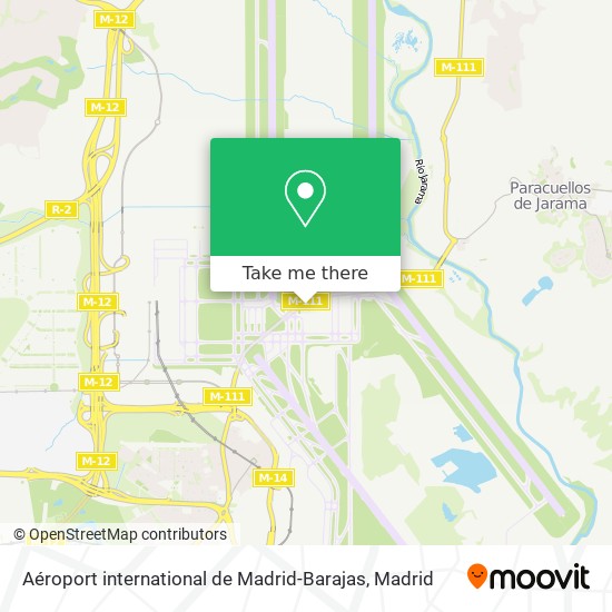 Aéroport international de Madrid-Barajas map