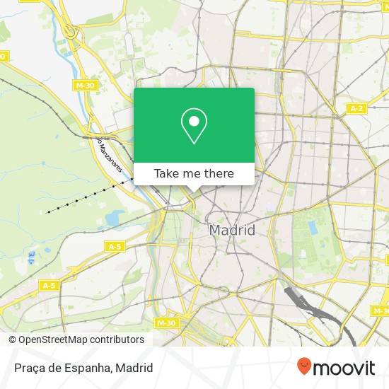 Praça de Espanha map