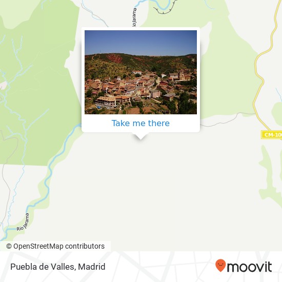 Puebla de Valles map