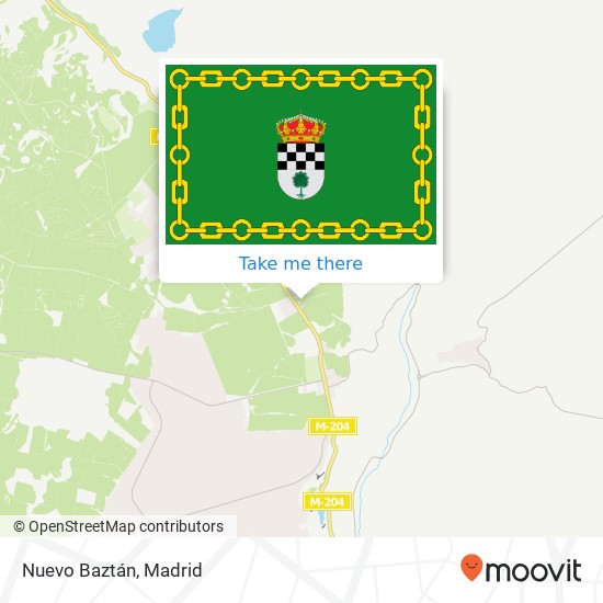 Nuevo Baztán map