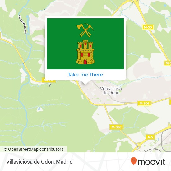 Villaviciosa de Odón map