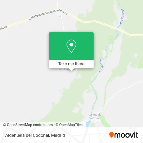 Aldehuela del Codonal map