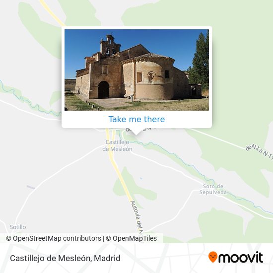 Castillejo de Mesleón map