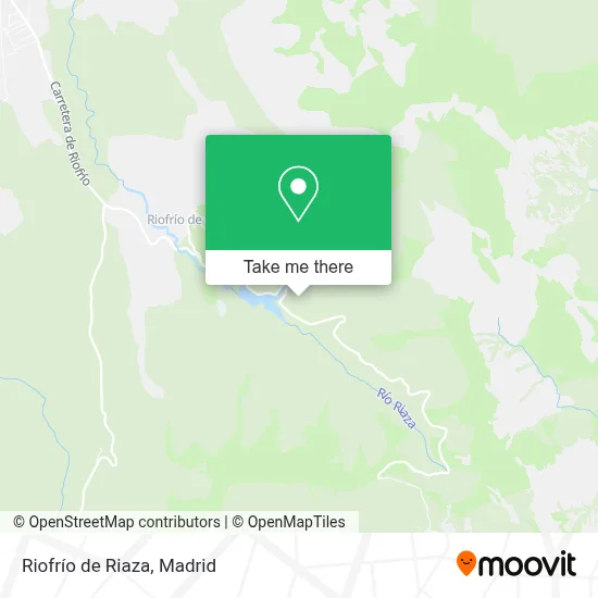 Riofrío de Riaza map