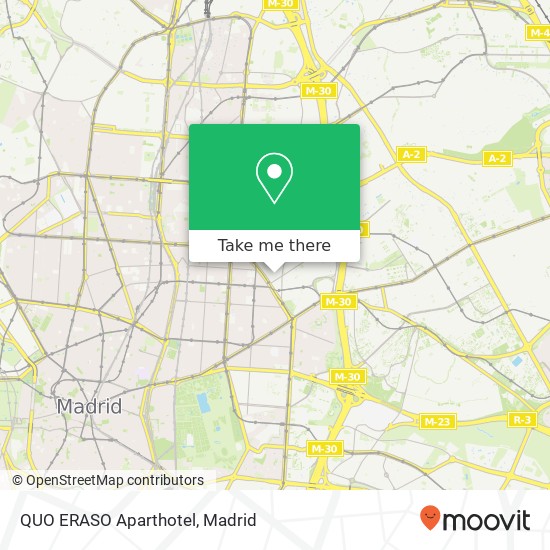 QUO ERASO Aparthotel map