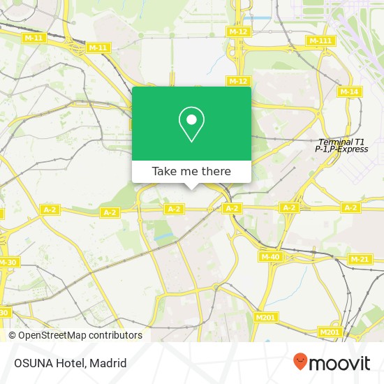 OSUNA Hotel map