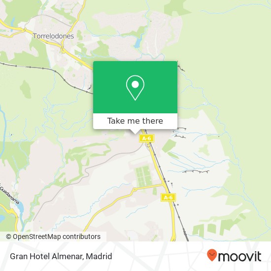 mapa Gran Hotel Almenar