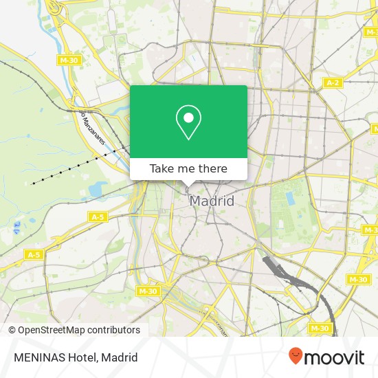 mapa MENINAS Hotel