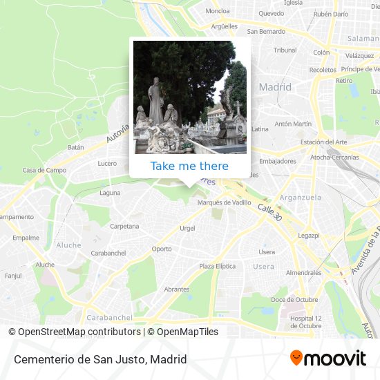 Cementerio de San Justo map