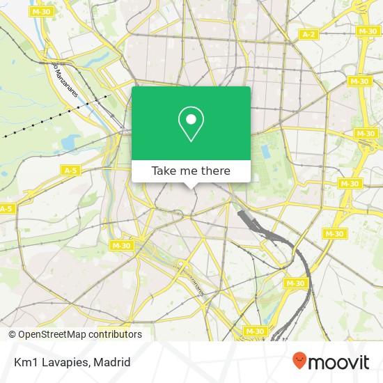Km1 Lavapies map