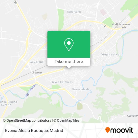 Evenia Alcala Boutique map