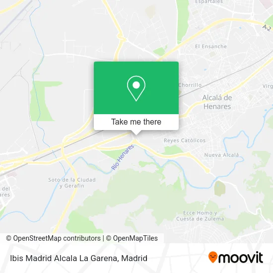 Ibis Madrid Alcala La Garena map