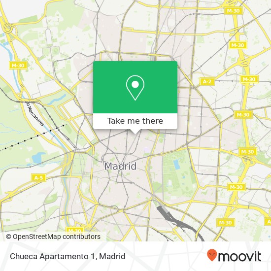 mapa Chueca Apartamento 1