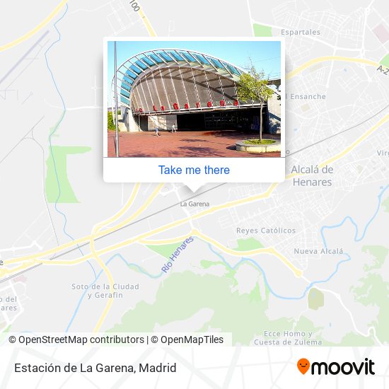 Estación de La Garena map