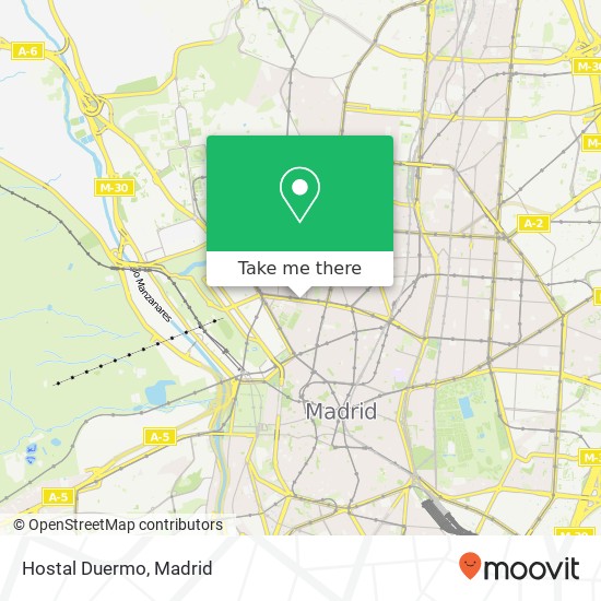 mapa Hostal Duermo