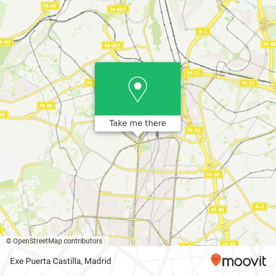 Exe Puerta Castilla map