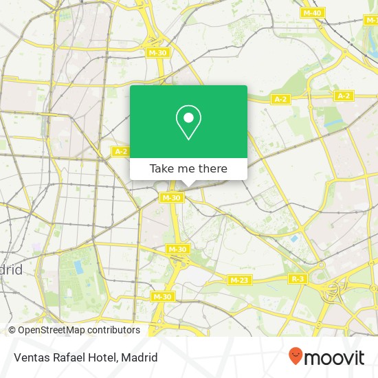 mapa Ventas Rafael Hotel