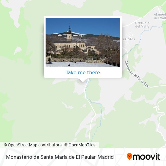 Monasterio de Santa María de El Paular map