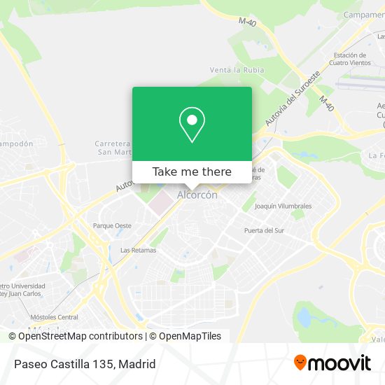 Paseo Castilla 135 map