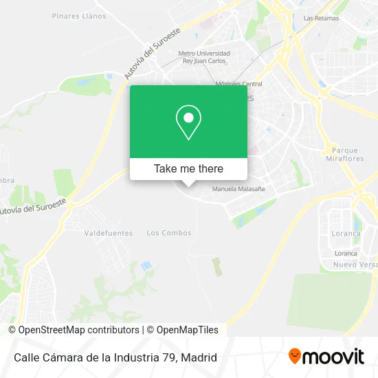 Calle Cámara de la Industria 79 map