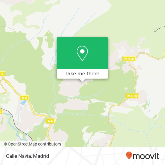 Calle Navia map