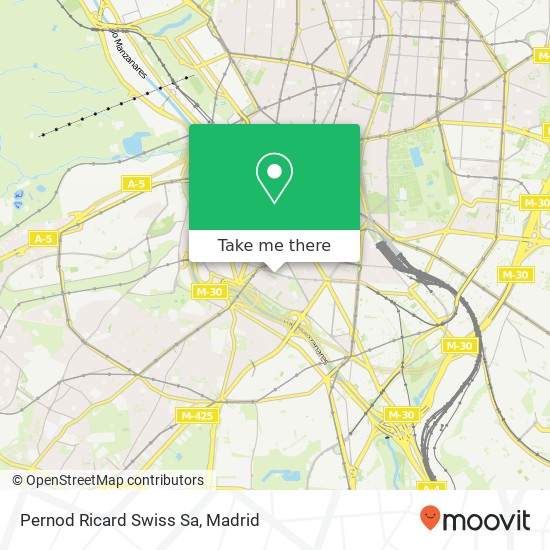 Pernod Ricard Swiss Sa map