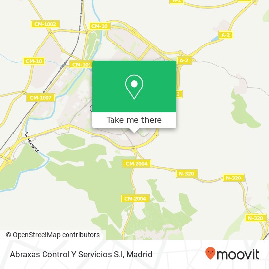mapa Abraxas Control Y Servicios S.l