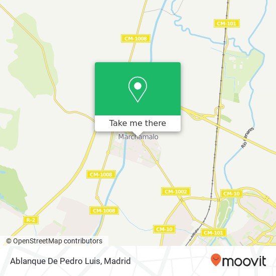 Ablanque De Pedro Luis map