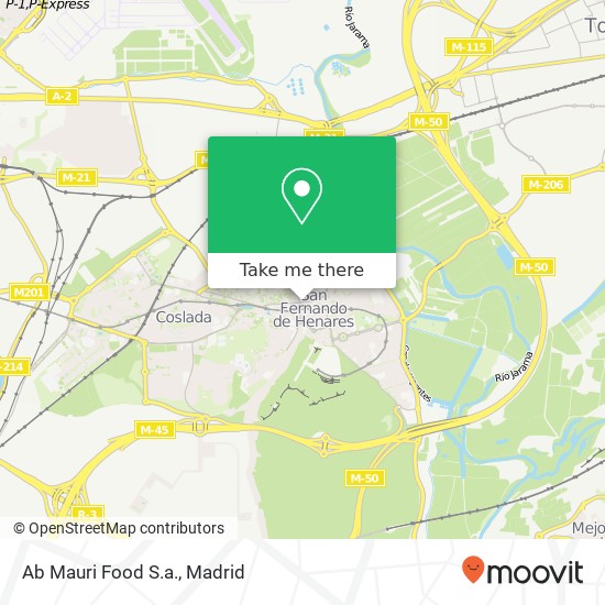 Ab Mauri Food S.a. map