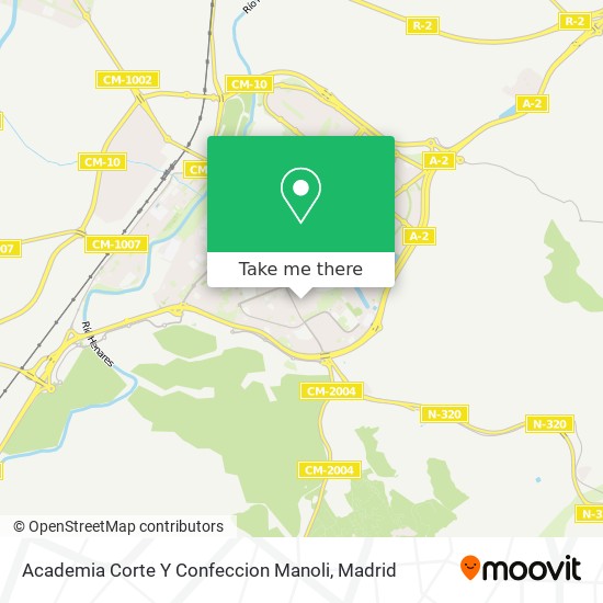 mapa Academia Corte Y Confeccion Manoli