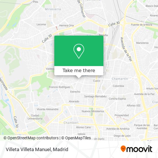mapa Villeta Villeta Manuel