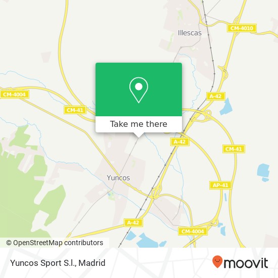 Yuncos Sport S.l. map