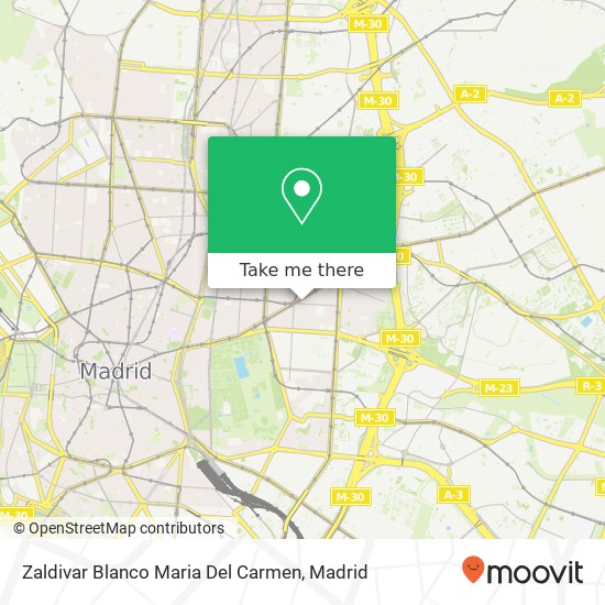 Zaldivar Blanco Maria Del Carmen map