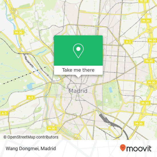 mapa Wang  Dongmei