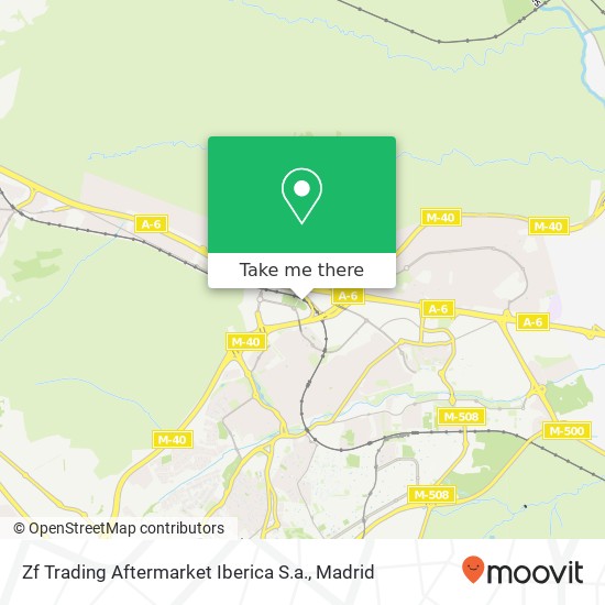 Zf Trading Aftermarket Iberica S.a. map